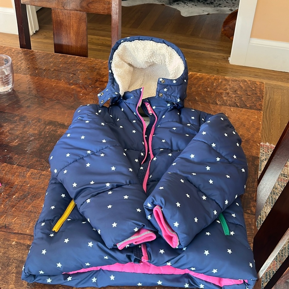 Boden jacket with removable hood